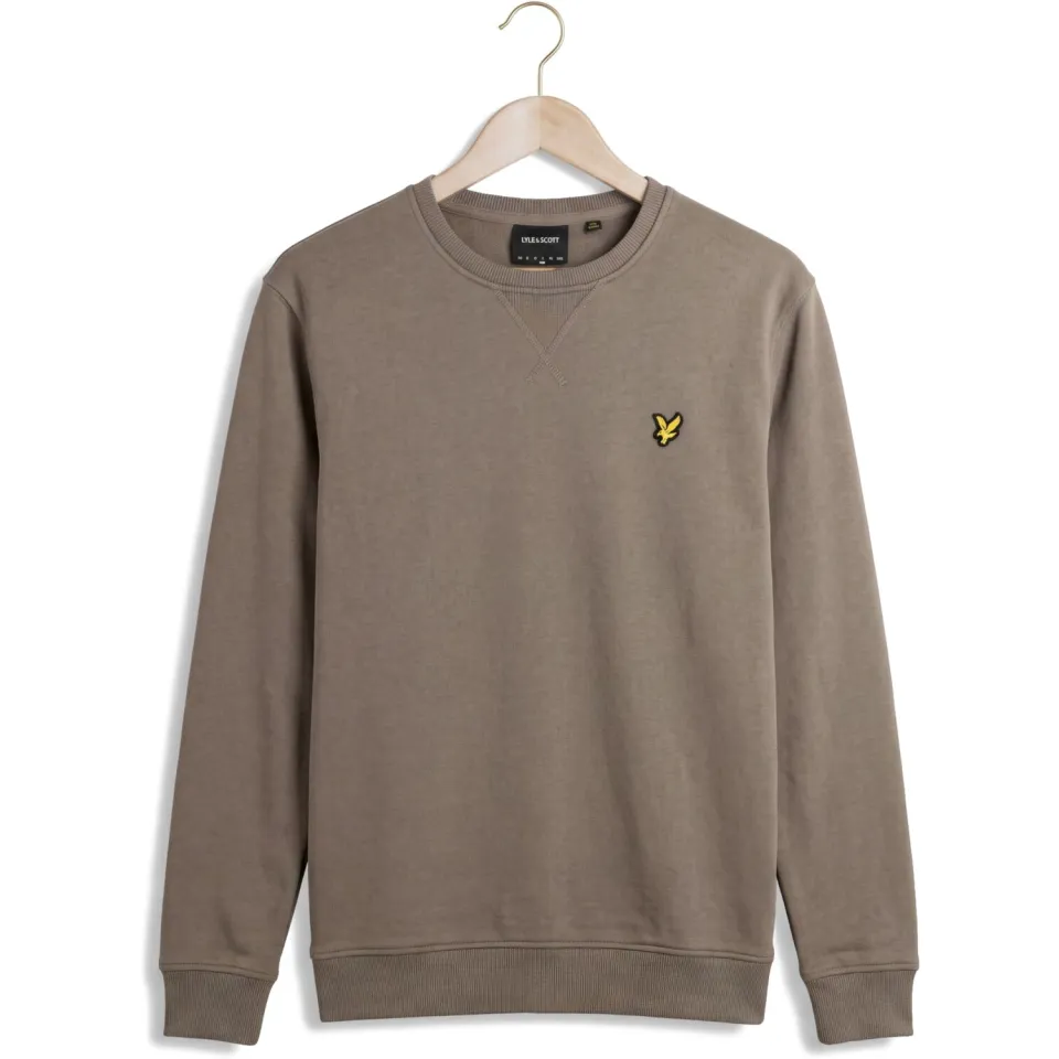 Lyle & Scott Heren Truien & Vesten Crew Neck Sweatshirt - Bruin, foto 2