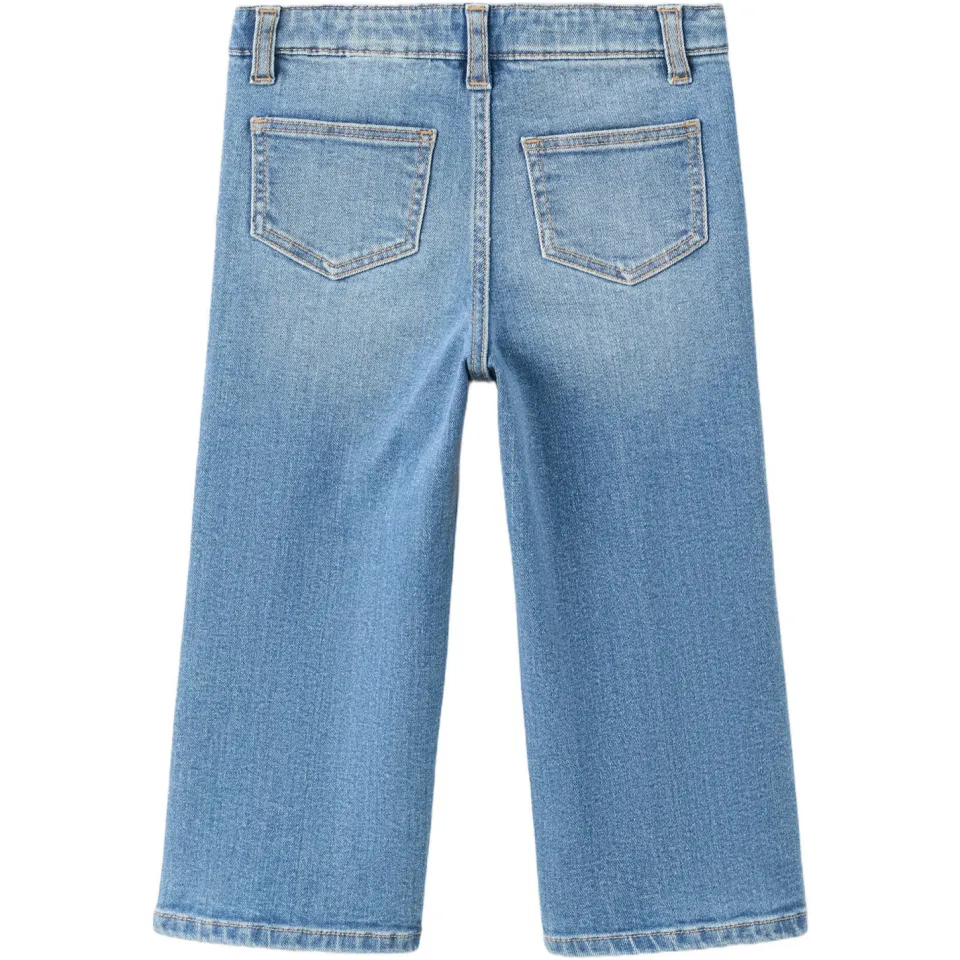 Mango Kids regular waist straight leg jeans - lichtblauw, foto 3
