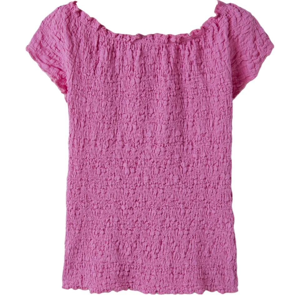 NAME IT NKFHALISSE off shoulder top roze, foto 2
