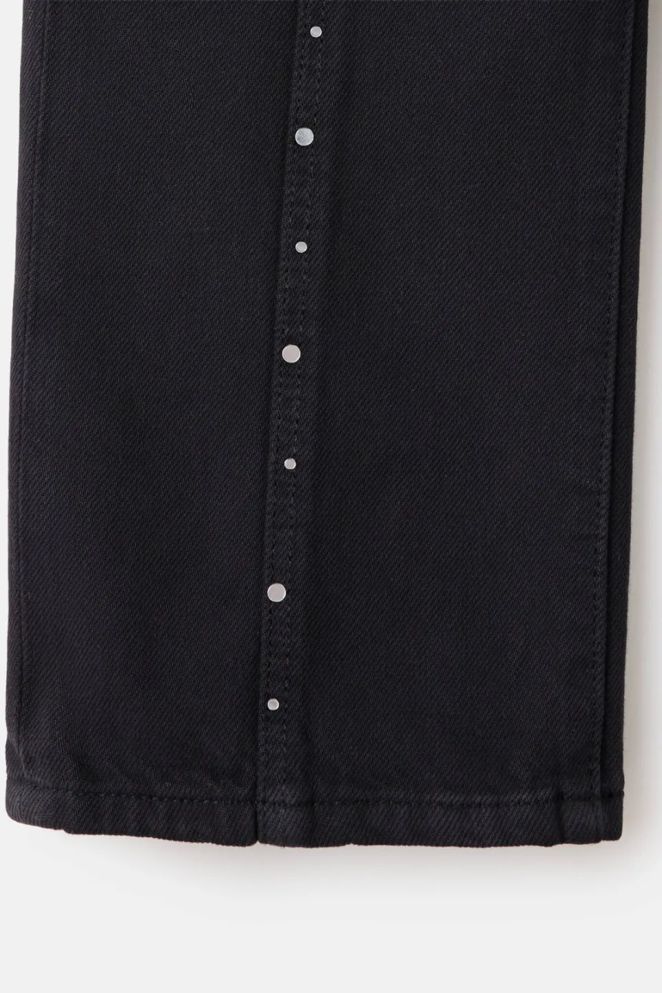 Mango Kids straight leg jeans met studs - changeant grijs, foto 3