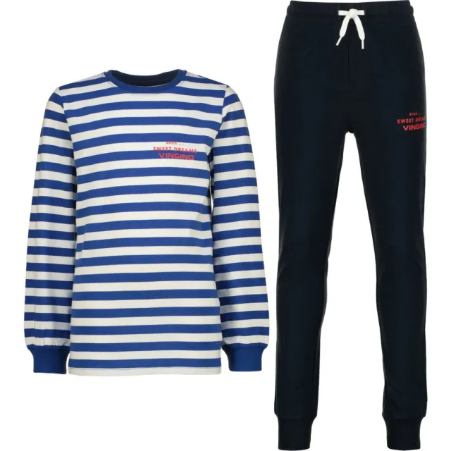 Vingino pyjama met print blauw, foto 2