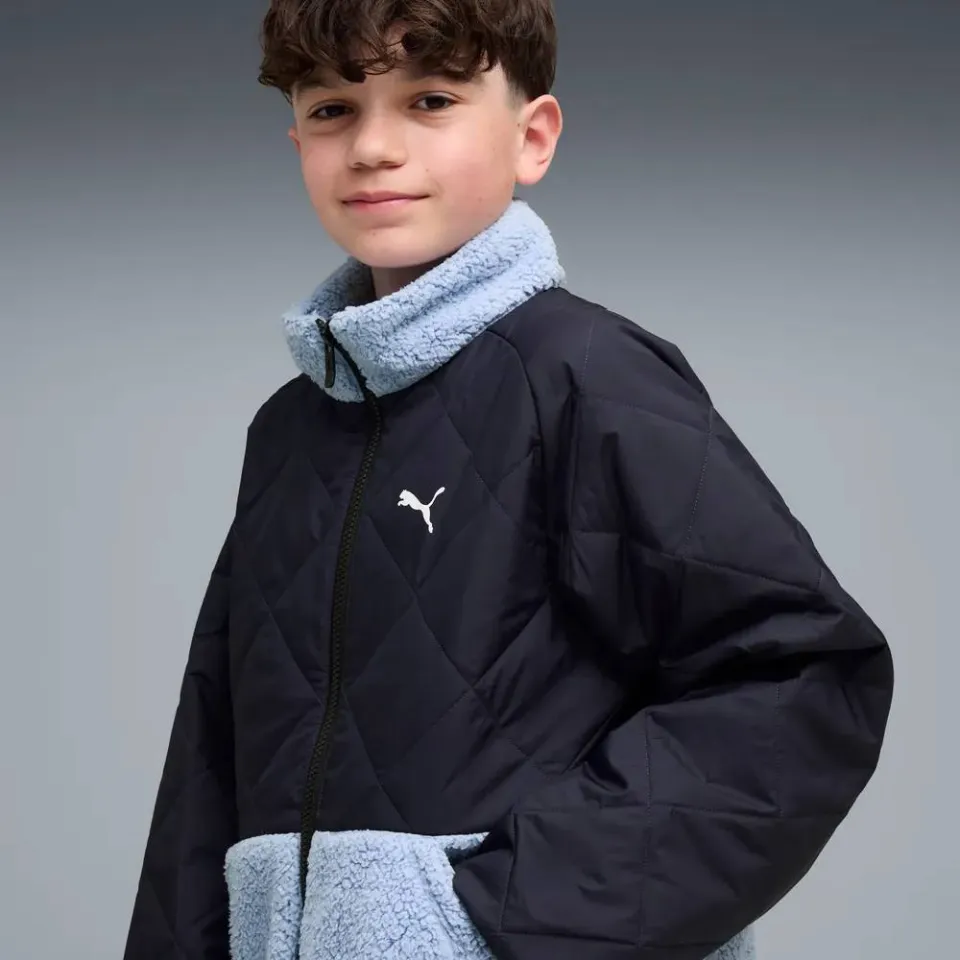 Puma sherpa gewatteerde jas blauw, foto 5