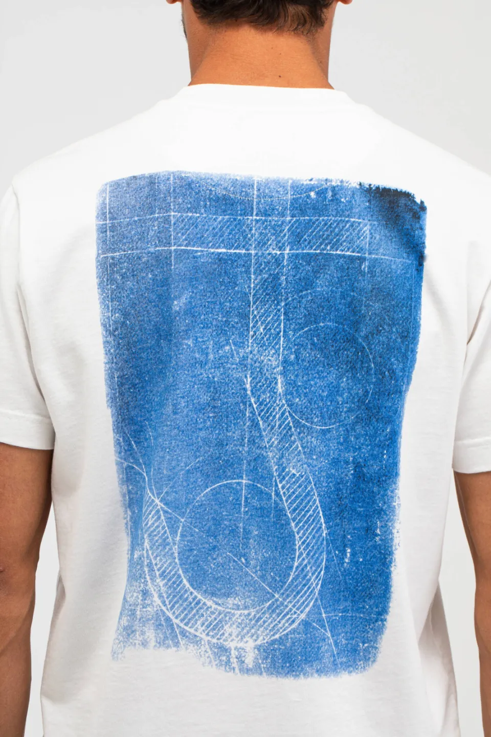 Butcher of Blue relaxed T-shirt met backprint wit, foto 6