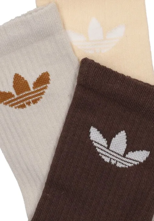 Adidas Originals Trefoil sokken bruin/wit/beige, foto 3
