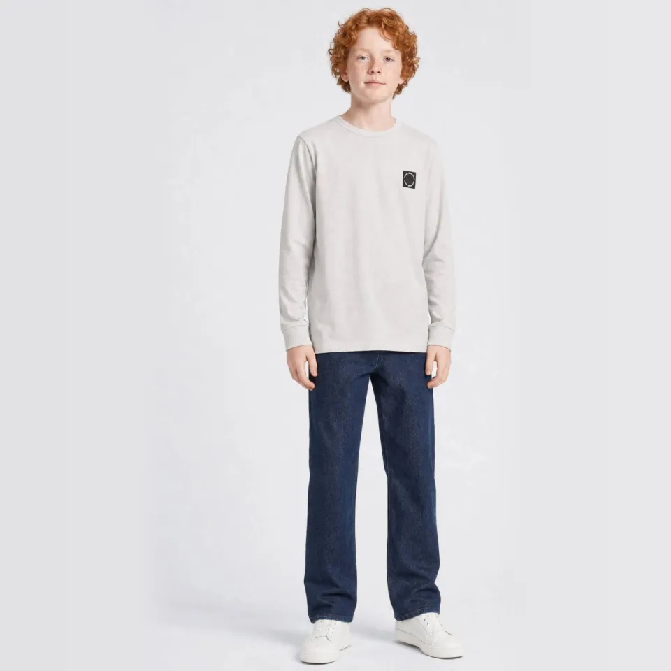 Petrol Industries longsleeve met logo lichtgrijs, foto 4