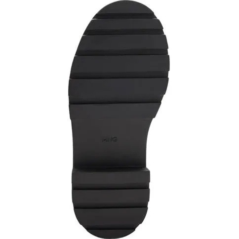 Mango Kids suède enkelboots met profielzool - donkerbruin, foto 4