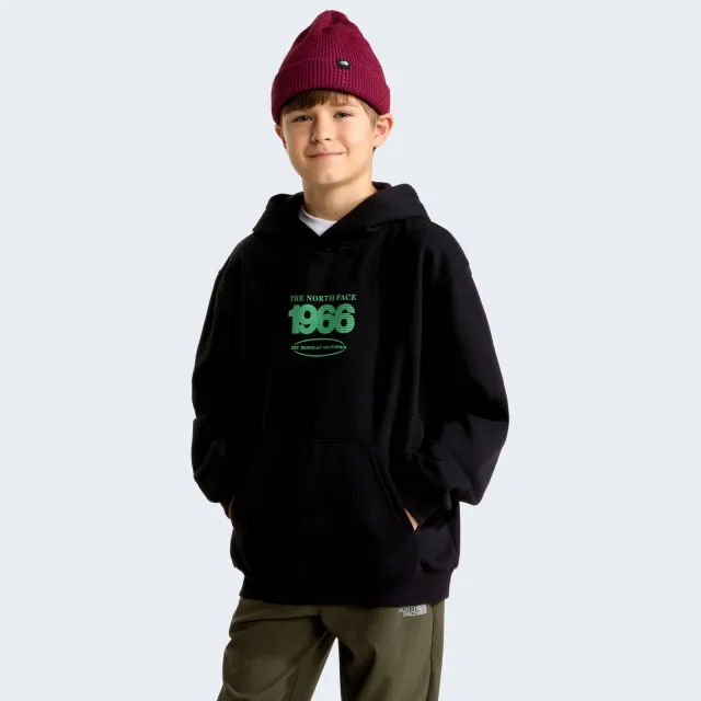 The North Face track hoodie met backprint - zwart