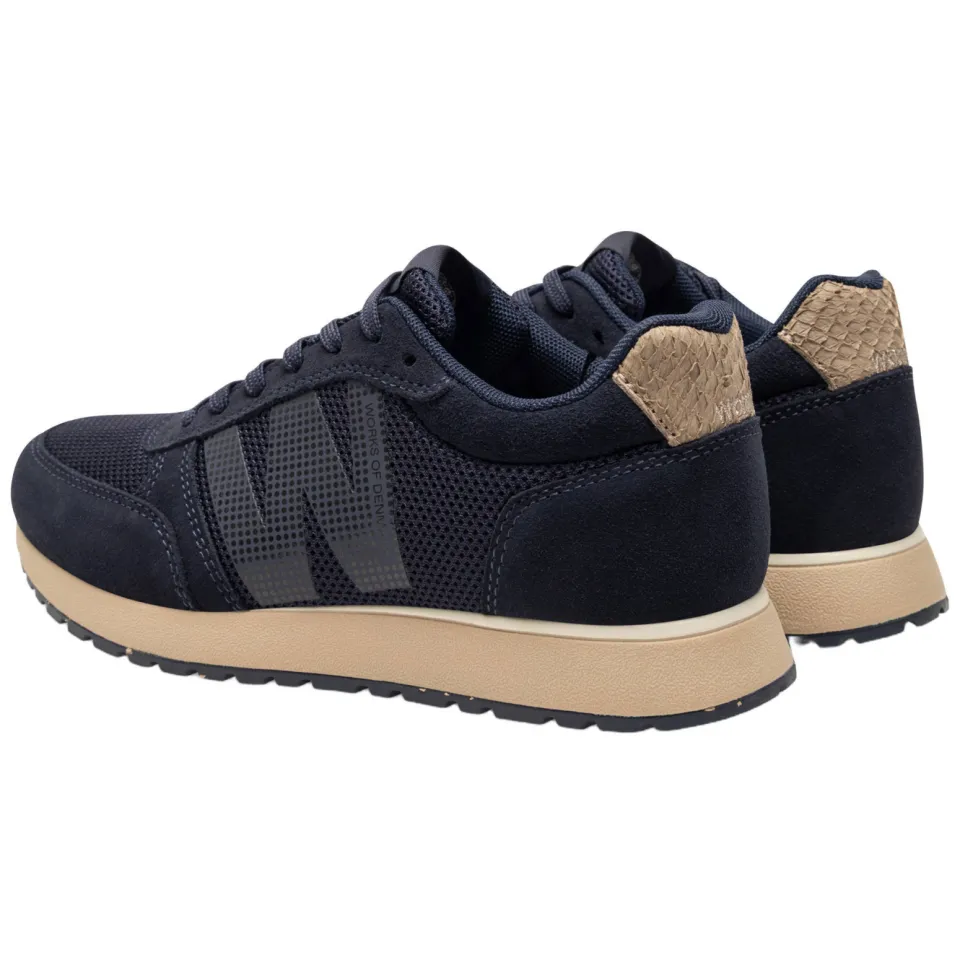 Woden Ydun Icon II leren sneakers - donkerblauw, foto 4