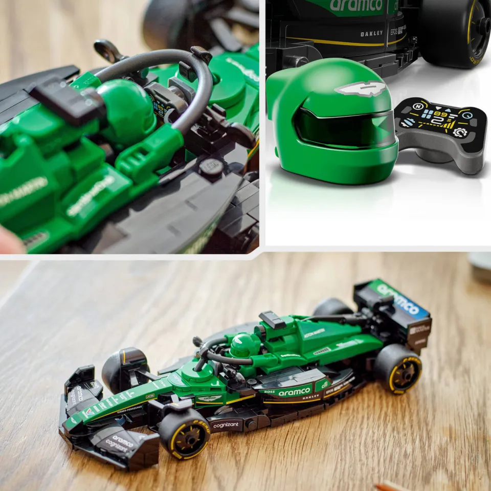 Lego Speed Champions Aston Martin Aramco F1® AMR24 racewagen 77245, foto 6