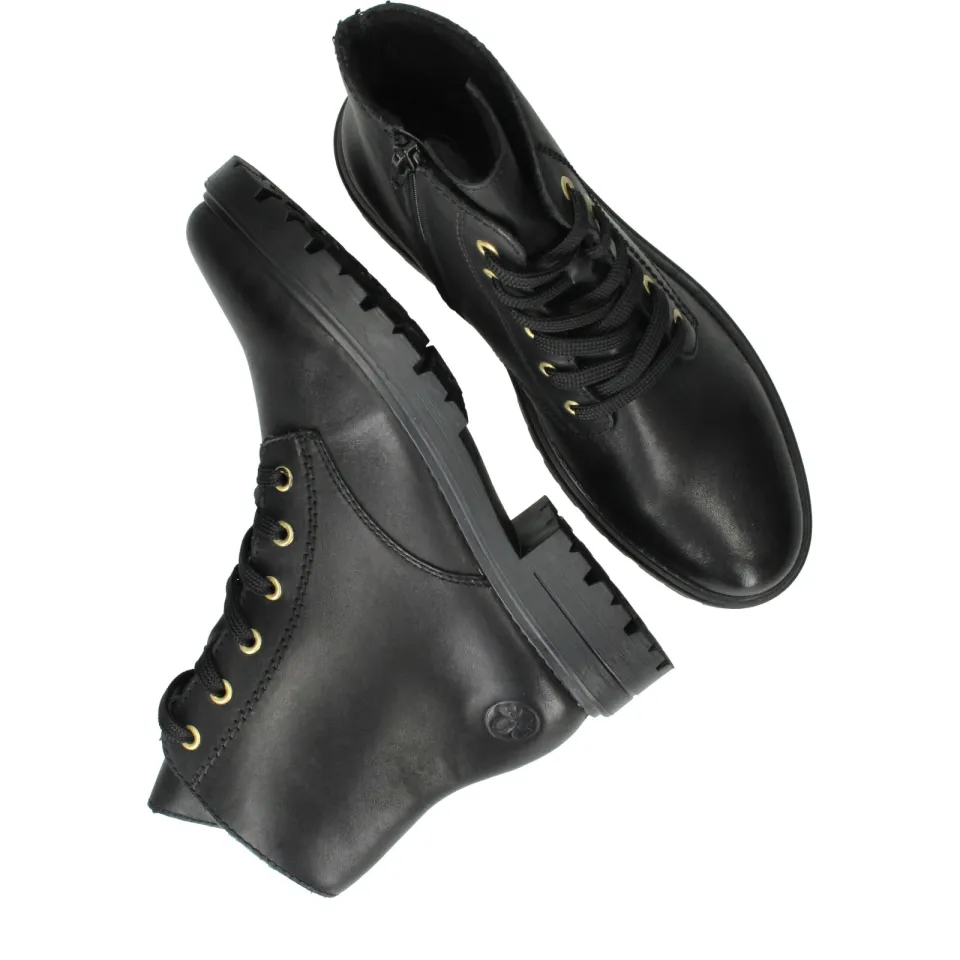 Rieker veterboots dames zwart, foto 4