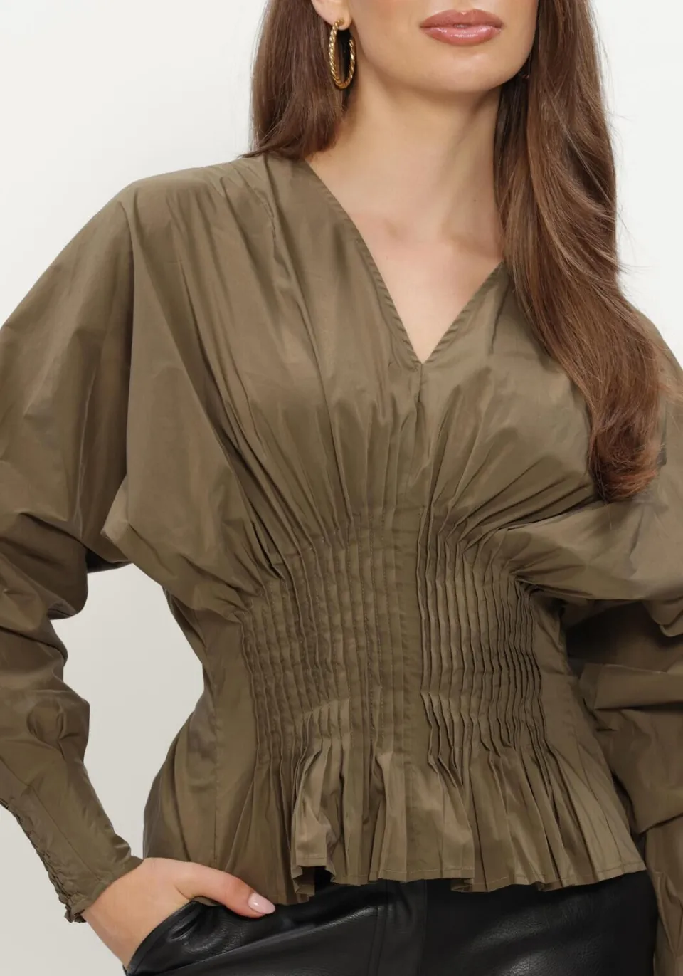 Notre-V blouse Nv-isel khaki, foto 4