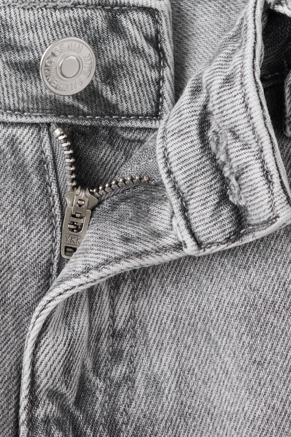 Mango TEEN wide leg jeans met studs - changeant grijs, foto 6