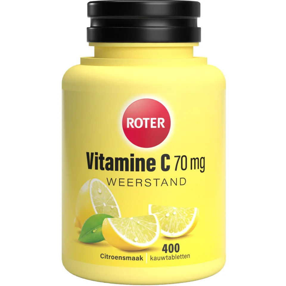 Roter Vitamine C 70 mg citroen kauwtabletten