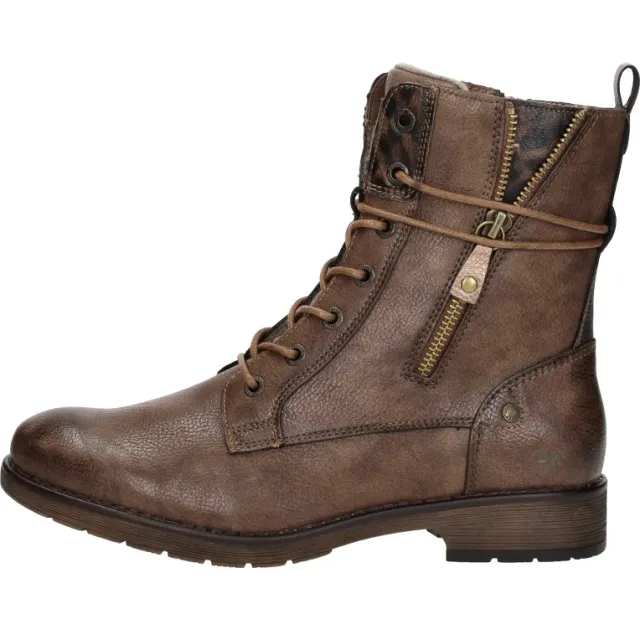 Mustang veterschoenen bruin, foto 2