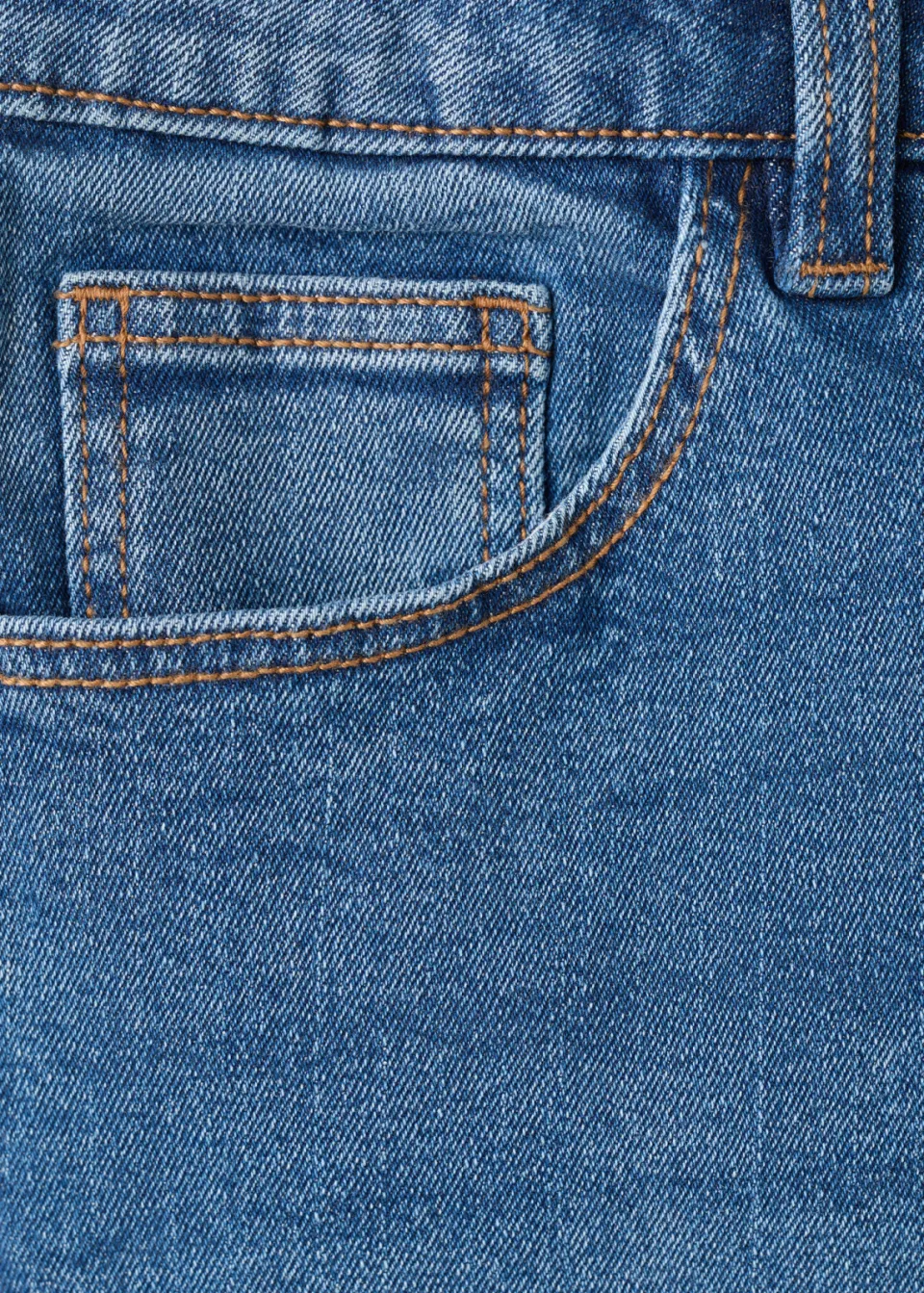 Mango Kids denim short medium blue denim