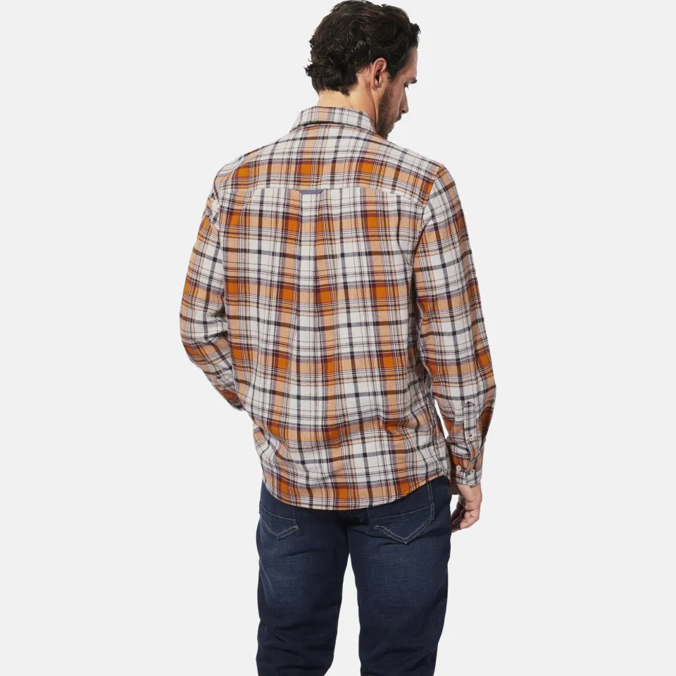 Babista regular fit geruite overhemd Plus Size - oranje, foto 3