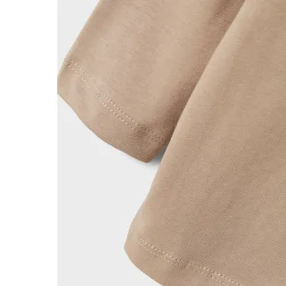 NAME IT MINI longsleeve NMMVOBBO beige, foto 4