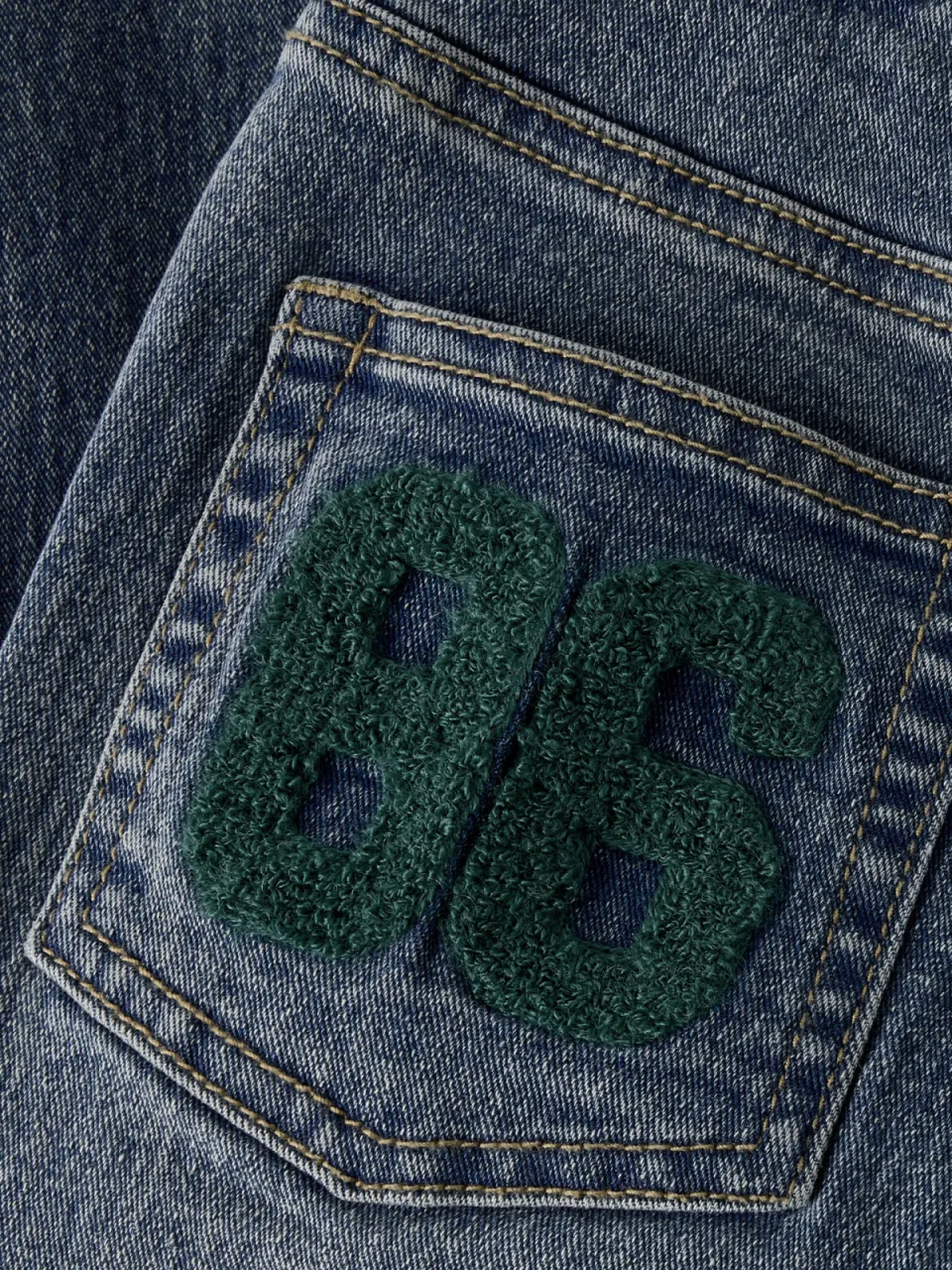 NAME IT MINI NMMBEN tapered jeans met tekst - mediumblauw, foto 6