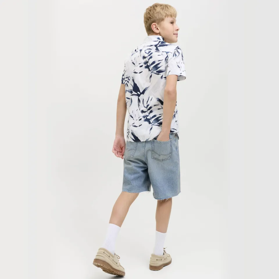 Jack & Jones Junior jeansshort medium blue denim