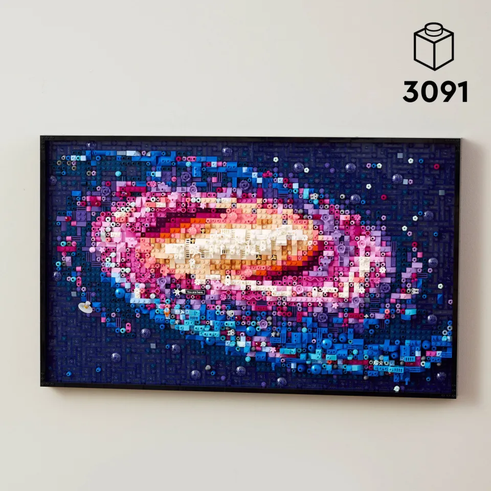Lego Art Het Melkwegstelsel Ruimte Wanddecoratie en Bouwpakket voor Volwassenen 31212, foto 3
