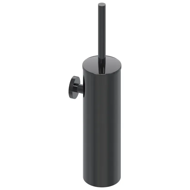 IVY toiletborstelgarnituur zwart chroom PVD