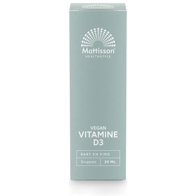 Mattisson HealthStyle Vitamine D3 baby & kind vegan druppels