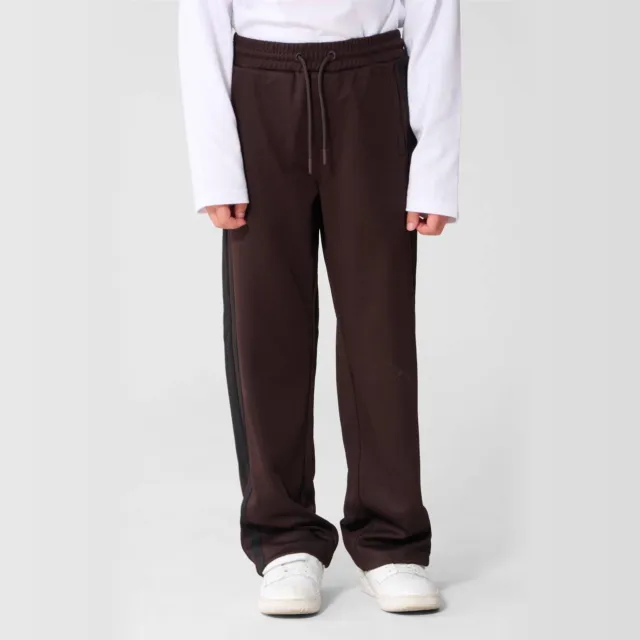 Shoeby joggingbroek donkerbruin