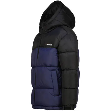 Vingino gewatteerde winterjas donkerblauw donkerblauw/zwart, foto 3