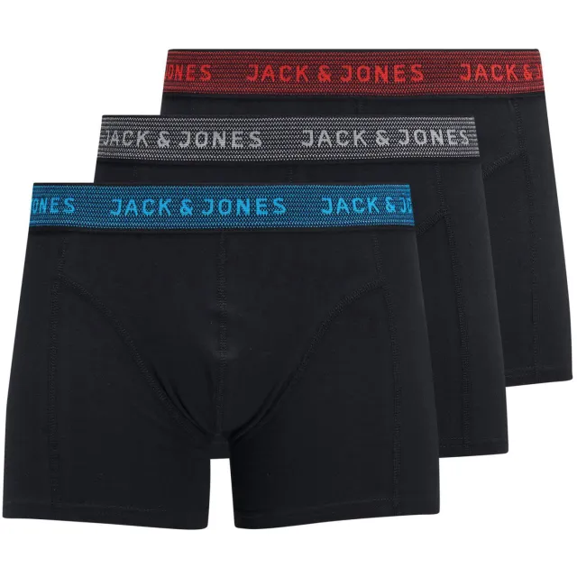 Jack & Jones boxershorts zwart (3-pack) Multi