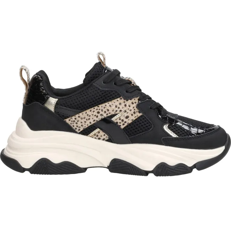 Sub55 lage sneakers zwart