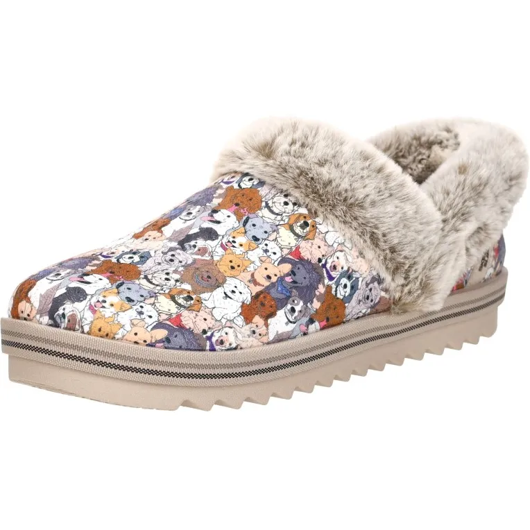 Skechers Slip-ins Too Cozy Pups Pantoffels grijs, foto 4