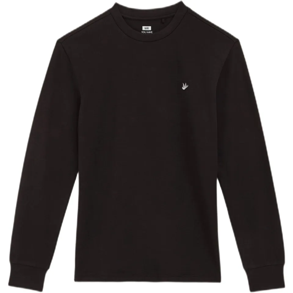WE Fashion longsleeve zwart, foto 3