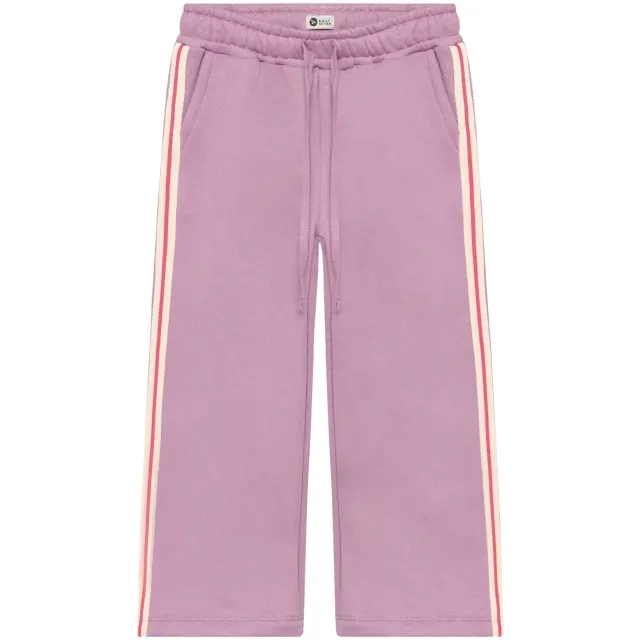 Daily7 wide leg joggingbroek paars, foto 2