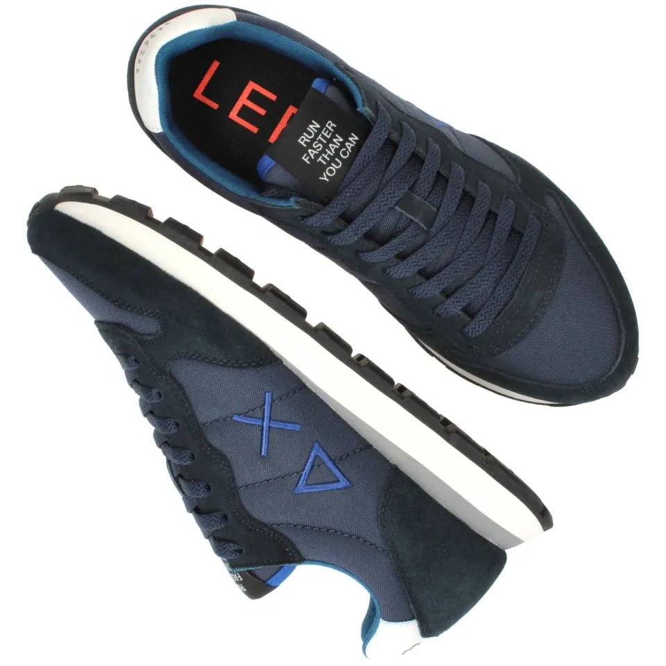 Sun68 Tom Solid lage sneaker blauw, foto 6