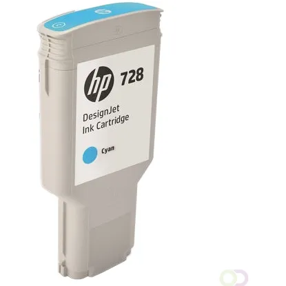 Hp 728 300-ml Cyan Ink Crtg Cyaan