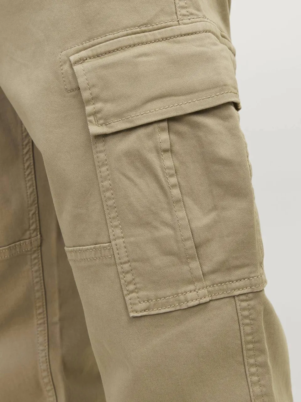 Jack & Jones loose fit gebreide cargobroek beige, foto 6