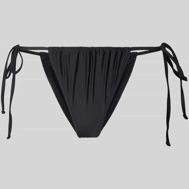 Pieces Bikinibroekje van elastische materiaalmix model 'BAOMI' zwart, foto 2