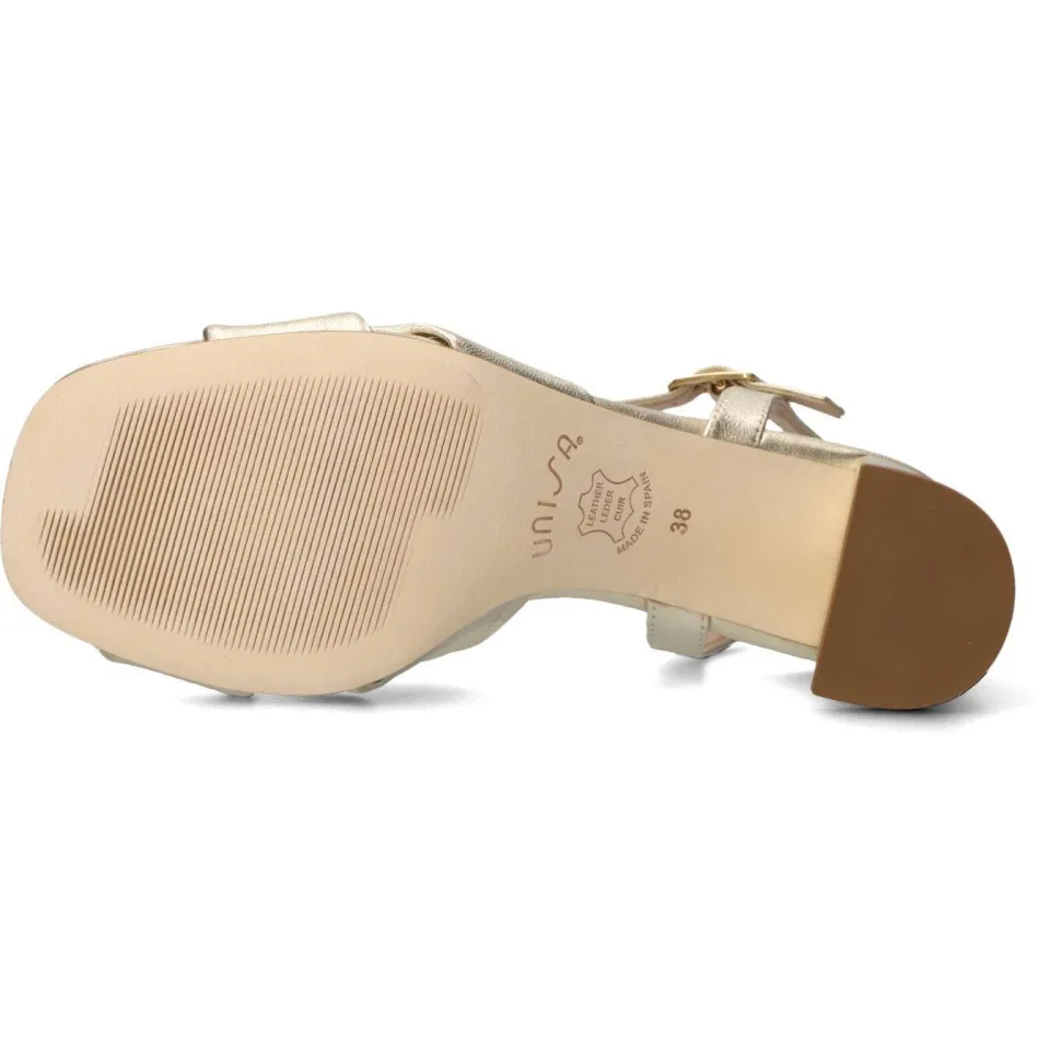 Unisa Sandalen Medway Goud, foto 6