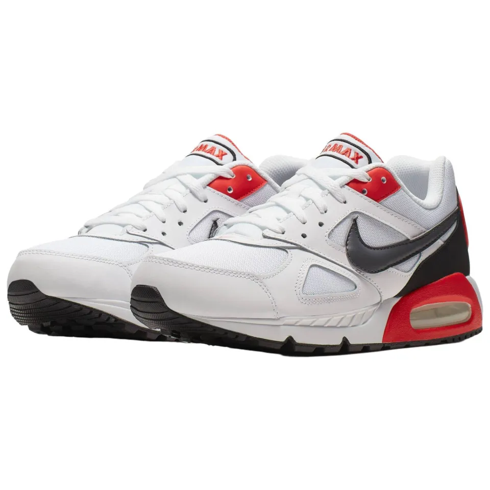 Nike Air Max IVO leren sneakers - wit/antraciet/rood, foto 3