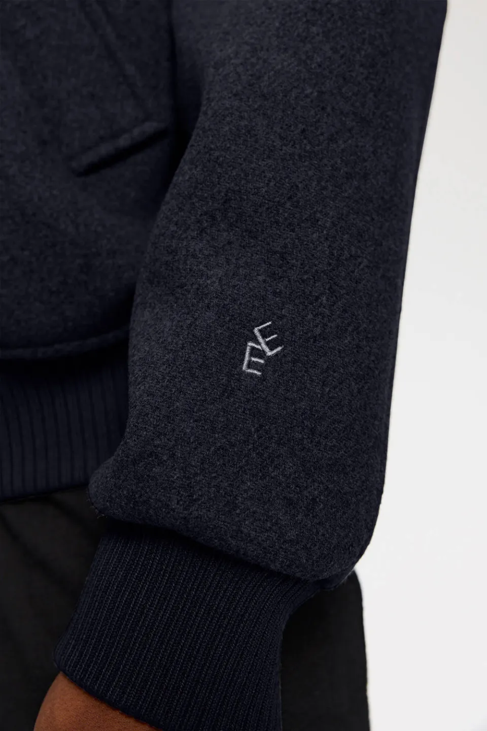 Elvine NARIAN bomberjack met wol - donkerblauw, foto 6