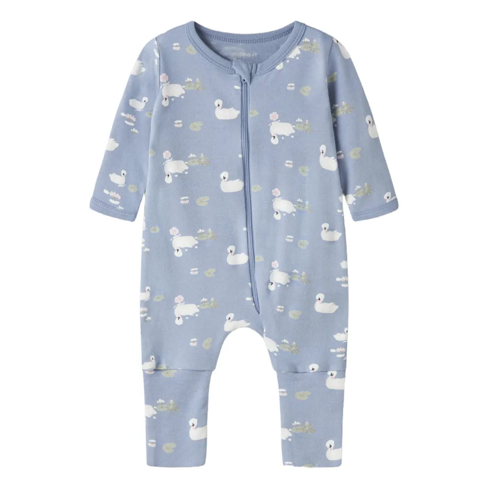 NAME IT baby pyjama roze/blauw set van 2, foto 3