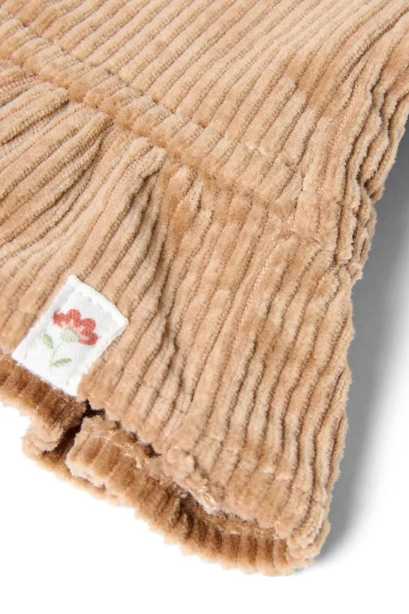 Little Dutch corduroy broek met ruches beige, foto 8