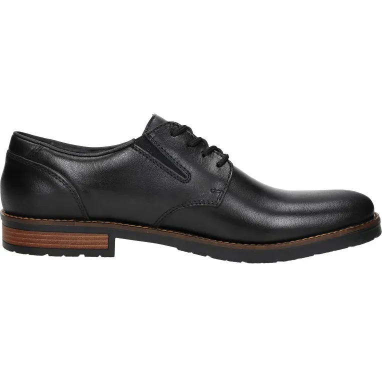 Rieker 14621-00 nette veterschoenen zwart