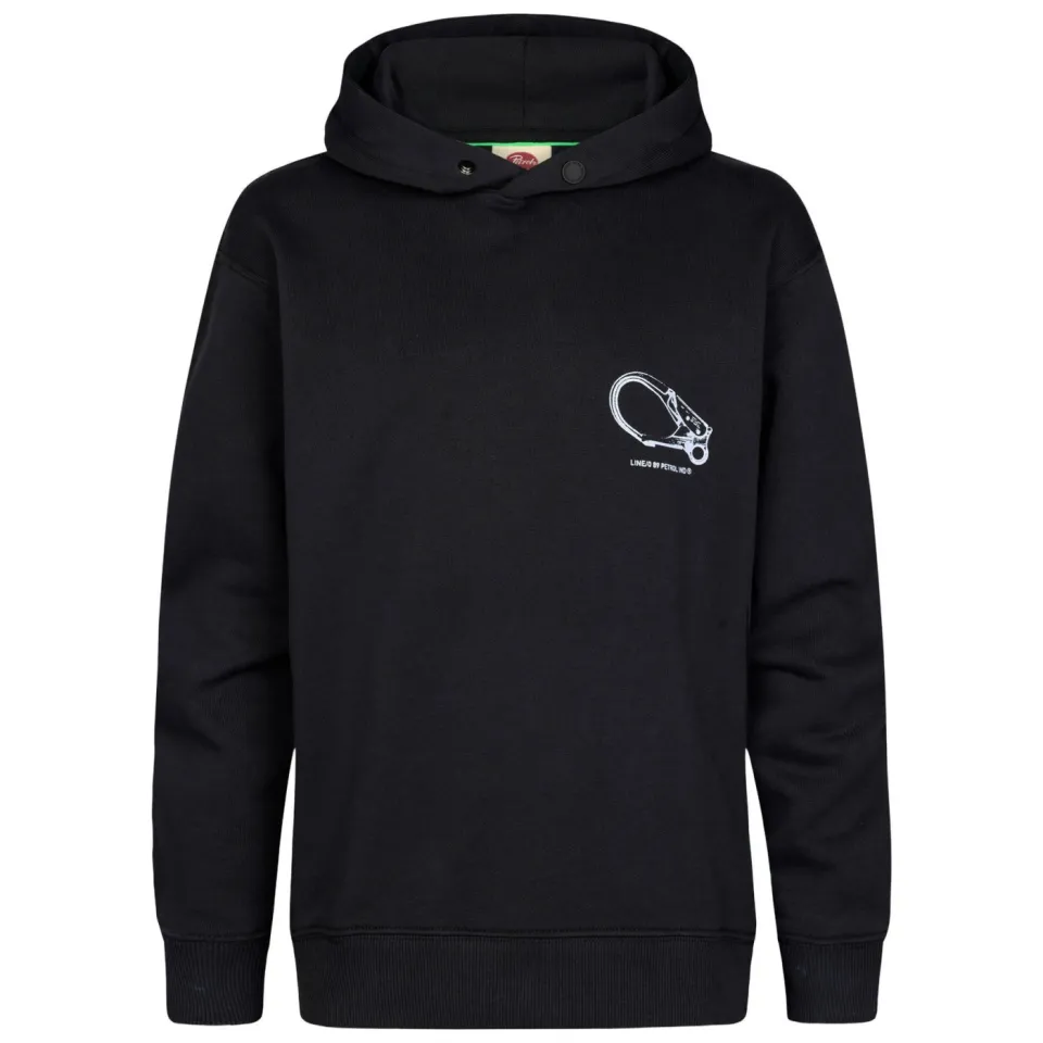 Petrol Industries hoodie met backprint - zwart, foto 2