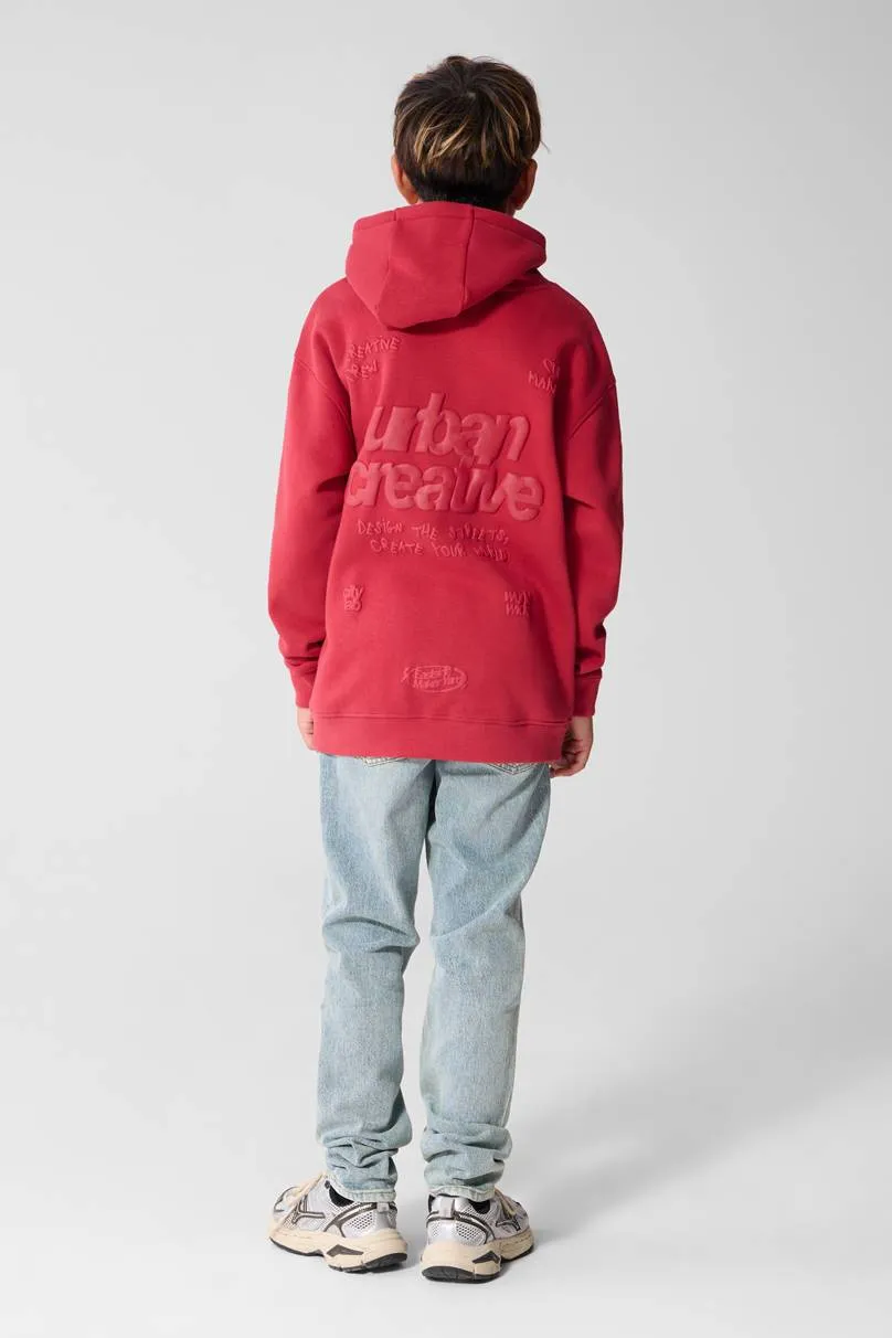 Shoeby hoodie met borduursels - rood, foto 6