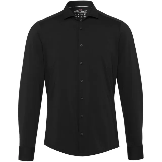 Overhemd Lange Mouw Pure The Functional Shirt Zwart, foto 2
