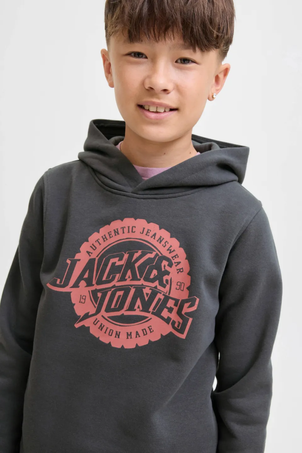 Jack & Jones JUNIOR hoodie zwart, foto 6