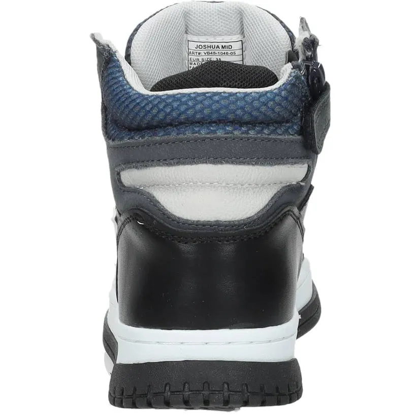 Vingino Joshua Mid hoge sneakers zwart, foto 4