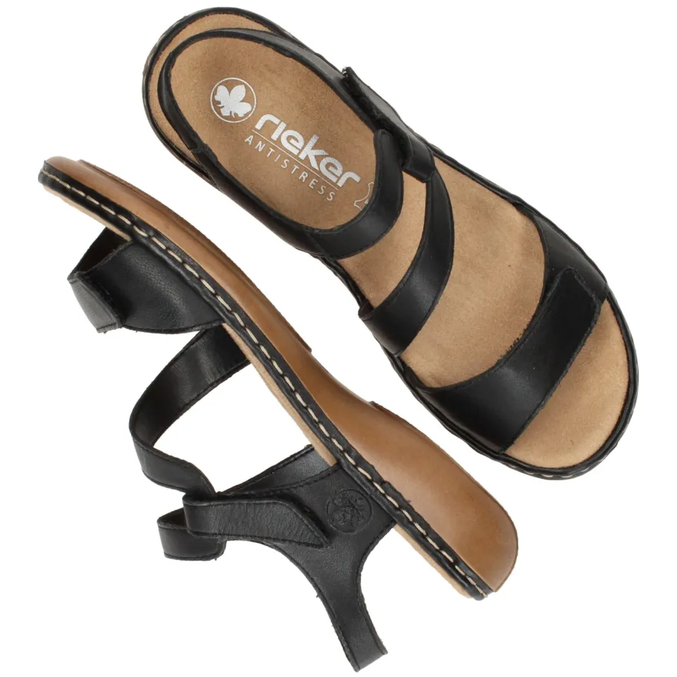 Rieker sandalen zwart, foto 5