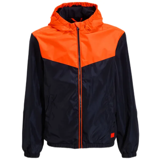 Orange Stars jas marineblauw oranje Zwart/oranje